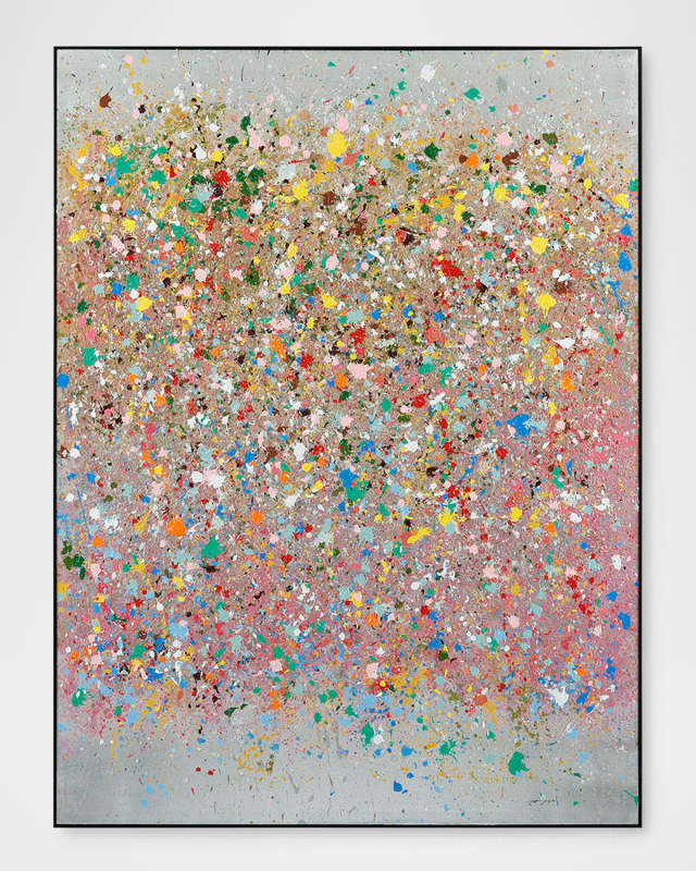 "Dancing Pigments I" Original Painting by Teng Fei